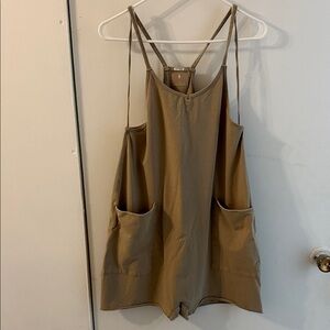 FP Movement by Free People Tan Jumpsuit